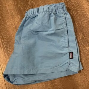 Blue Patagonia women shorts.